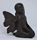 Kneeling Cast Iron Fairy Angel Garden Statue Pixie Home Decor