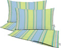RSH DECOR: Sunbrella Pillow Covers Set of 4 | Covers Only - 20" x 12" | Outdoor Lumbar Pillow Covers Crafted with Sunbrella Performance Fabric | Bravada Limelite