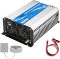 GIANDEL Power Inverter Pure Sine Wave 600Watt 12V DC to 120V AC with Remote Control Dual AC Outlets ETL Listed UL458 Standard for Small Solar System Outdoor Emergency