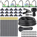 360°Curved Garden Automatic Irrigation System, 360 Degree Bendable Adjustable Garden Watering System, Drip Irrigation System for Garden/Yard/Lawn/Greenhouse(49.2ft Hose+15 Nozzles)