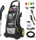 Sun Joe Electric Pressure Power Washer w/ 4 Nozzles & Foam Cannon, 2200 PSI (PWMA Certified), 1.1 GPM, 14.9-Amp Motor - Heavy-Duty Cleaning Machine for Patios, Decks, & Sidewalks, SPX3000-XT1 XTREAM