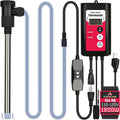 1800W Immersion Water Heater Portable Electric Hot Tub & Pool Fully Submersible Water Heater with Thermostat, GFCI Leakage Protection for Bathtub, Buckets, Swimming Pool, Baptistry, Pools