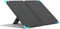 Renogy 80 watt Portable Solar Panel for Power Station, 12v Foldable Solar Panel for Camping RV of 23.5% Efficiency Mono Solar Module, with IP67 etfe Lamination, Adjustable Kickstand for Off Grid