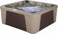 Palm Beach Outdoor Hot Tub, 6-7 Person 30-Jet, 82-Port Bench Spa with Ice Bucket by Aqualife by Strong Spas