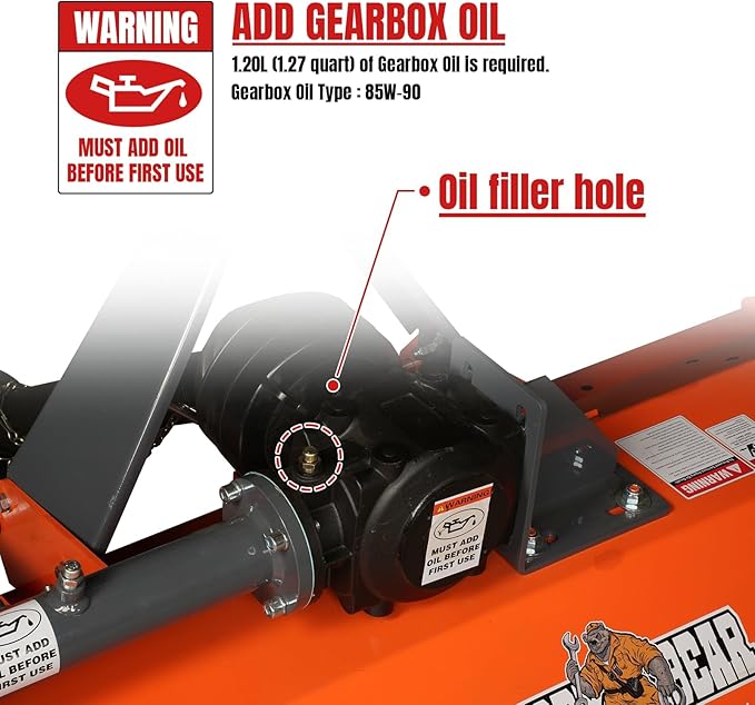68'' PTO Flail Mower 3 Point 30-60hp, NAM68