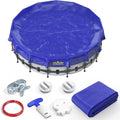 Pool Covers for Above Ground Pools - 28 ft Round Winter Pool Cover, Extra Durable Cold- and UV-Resistant Heavy-Duty Swimming Pool Cover for Winterizing