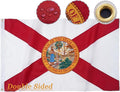 ROTERDON Florida Flag 3x5 Outdoor, 210D Heavy Duty FL State Flags Outside, Embroidered Stars and 2 Stitch Hemmings, Double Sided Banner with 2 Brass Grommets