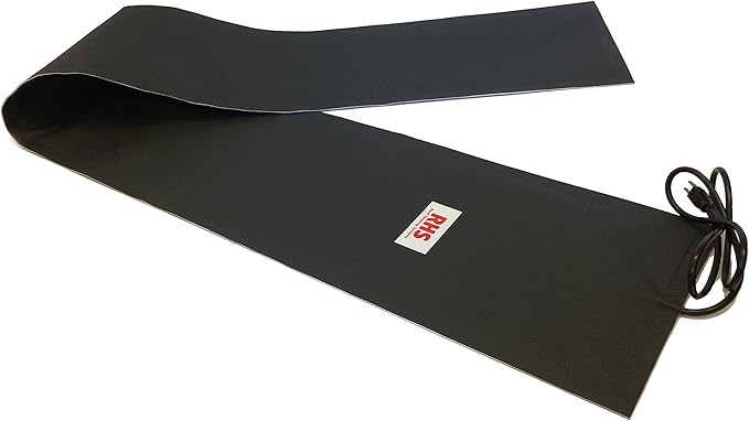 RHS Roof & Valley Snow Melting Mats – Ice Dam Prevention, American-Made, Black, Melts 2” Snow/Hour (15’ x 13”)
