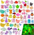 72 Styles Mini Resin Animals 72pcs Variety Tiny Animals Figures Miniature Little Small Figurines Bulk for Micro Fairy Garden Landscape Accessories Hide Decor Aquarium