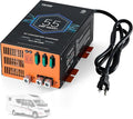 VEVOR RV Converter, 55 Amp, 110V AC to 12V DC RV Power Converter Battery Charger with 4 Stage Smart Charging 13V to 16.5V Adjustable Operating Range, Compatible with Lithium Lead Acid Battery, ETL
