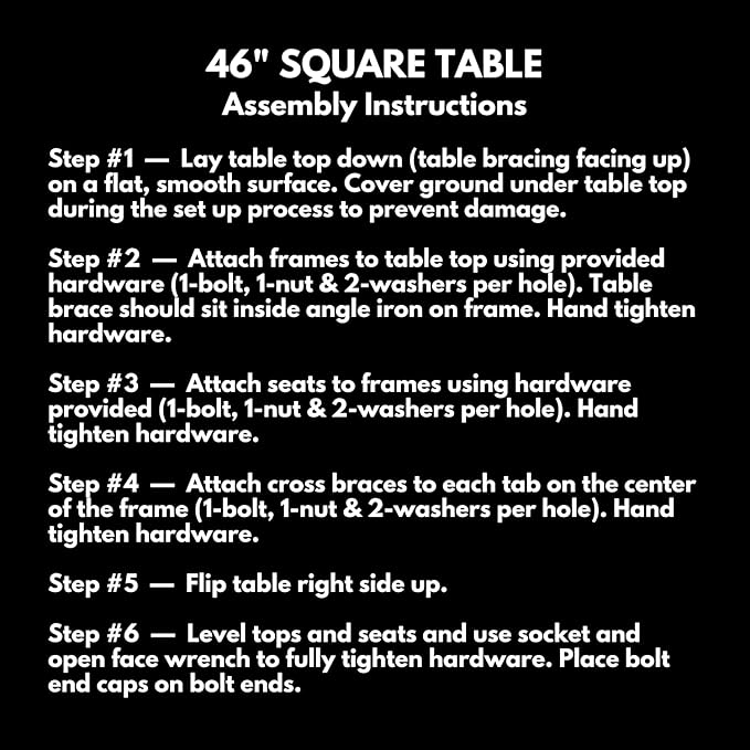 COATEDOUTDOORFURNITURE Heavy-Duty Portable Outdoor Kids Table with Umbrella Hole, Punched Steel Kids Picnic Table, Commercial-Grade, Made in America (46 in, Square, Childrens, Textured Sandstone)