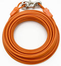 IntelliLeash 60FT Tie-Out Cables for Dogs - Strong, Safe, and Durable Dog Tie-Outs for Every Breed up to 250 Pounds - Weather and Wear Resistant Galvanized Aircraft Cable for Outside Use