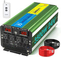 LVYUAN 3500W Pure Sine Wave Inverter DC 24V to AC 110V/120V Car Inverter with 4 AC Outlets USB Port for Camping/Truck/RV/Solar System/Travel Camping