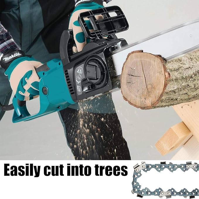 14 Inch Chainsaw Chain for SKIL CS4555-10, 14" Chain Saw Chain for Kobalt KCS 4040-06 40v 1040A-03 1040B-03 Greenworks Ryobi and More (2 Pcs)