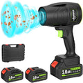 Blumway Leaf Blower Cordless with Battery, Handheld Leaf Blower, Electric Cordless Leaf Blowers with 2 Pcs 3.0Ah Batteries and Charger for Lawn Care, Patio, Leaves, Dust, Car