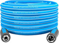 Fevone Garden Hose 80 ft., Lightweight Hybrid Water Hose, Flexible and Durable, Leak-Free Connections