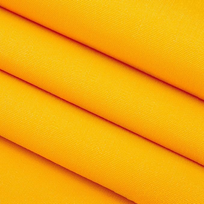 RSH DECOR: Sunbrella Tufted Wicker Loveseat Cushion | 41” x 19" | Water and Fade-Resistant Performance Fabric | Outdoor Settee Cushion for Patio Furniture | Canvas Sunflower Yellow