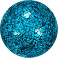 Decorative Ball for Bowls, 4 Inch Mosaic Glass Balls Decorative Glass Orbs for Home Decor/Dining Tables/Wedding Party/Coffee Table/Centerpiece Decor [Turquoise]