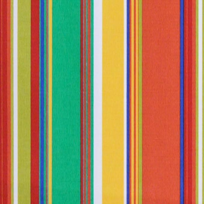 RSH DECOR: Deep Seating Cushion with Pillow Back | 23” x 26” Seat | All-Weather Spun Fabric | Water and Fade-Resistant | Outdoor Chair Cushion Set for Patio Furniture | Bright Colorful Stripe