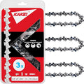 KAKEI 14 Inch Pole Saw Chain for Stihl 1/4" Pitch .043" Gauge 72 Drive Links Chainsaw Chain - 71PMM3 72 for Stihl Pole Saws (3 Chains) - Semi Chisel