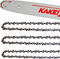KAKEI 16 Inch Chainsaw Bar& Chain Combo for STIHL - 3/8" LP Pitch, .043" Gauge, 55 Drive Links Fits Stihl MS170, MS171, MS180c (3 Chains+ 1 Bar)