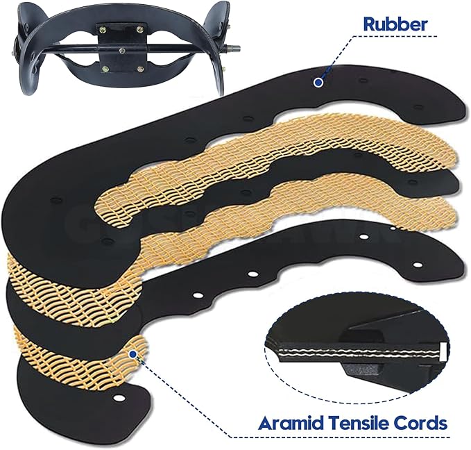 99-9313 Snow Blower Paddles with 55-8760 Scraper Blade Replaces Toro 125-1128, 99-9313 Paddle Kit, Toro 55-8760 Scraper Blade for Toro CCR 2000, CCR 2400, CCR 2450, CCR 3650 Snowblowers