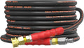 5/16" Pressure Washer Hose 25 FT, Commercial Industrial Grade Steel Wire Braided Kink Proof Extension Hose with 3/8 Quick Connect 4500 PSI