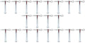 Replacement Snowthrowers Simplicity or Snapper Shear Pins for 703063, 1668344, 1686806yp (20 Pack)
