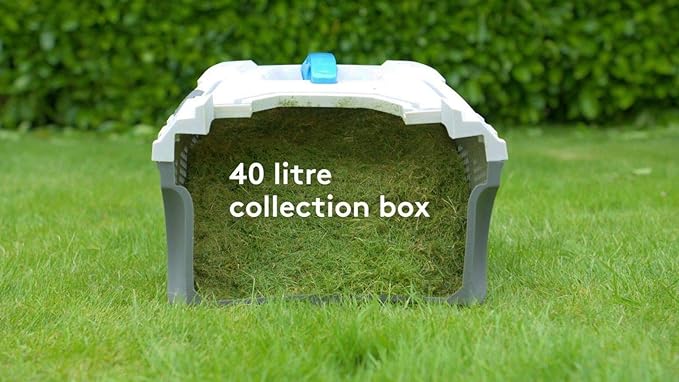 40V Cordless Lawn Mower 18 Inch Lightweight Lawnmower Brushless Motor 5 Cutting Heights Adjustable 2-1 Push Mowe W/Battery and Fast Charger