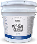 Natural Rapport Pet Friendly Ice Melt - Calcium Chloride Free, Pet Safe Ice Melter, Rock Salt Alternative - Time Release Deicer Formula Lasts 3X Longer (18 lb)