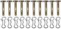 10 PK 738-04124A and 714-04040 Shear Pins and Cotter Pins for Cub Cadet Troy Bilt Snow Throwers