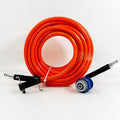 5800PSI/400Bar Ultra Flexible Pressure Washer Hose for Bosch Home Cleaning, 5M-30M High Pressure Extension Tube with Quick-Connect Adapter,(Red/Blue/Yellow/Green/Grey/Orange/Light Blue)(Orange,95FT)