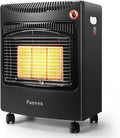 Propane Patio Heater, 18,000 BTU Propane Heater Outdoor, Infrared Gas Heaters with Regulator, Outdoor Heaters for Patio