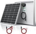 SUNER POWER 12V 50W Solar Battery Charger Maintainer PRO, Built-in UltraSmart MPPT Charge Controller, Waterproof 50 Watt Solar Panel Charging Kit for 12Volt AGM, Deep Cycle, Lead-Acid, Lifepo4 Battery