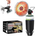 Golf Cart Heater,9,200BTU Portable Propane Heater with Self Ignition,with Golf Cart Cup Holder for EZGO Yamaha Club Car,Most Golf Cart(Fuel Cylinder not included)