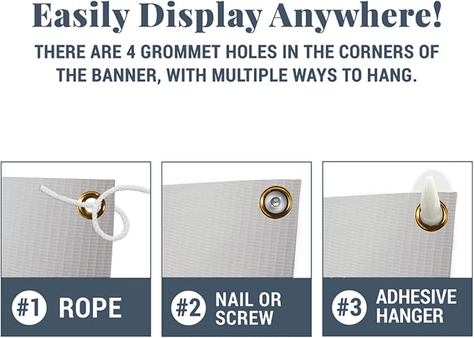 Let's Make Memories Personalized Graduation Banner Class of 2025 - Graduation Party Decorations - Congratulations Banner - Indoor/Outdoor Vinyl - Best in Class - Purple - 6 ft.