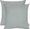 RSH DECOR: Sunbrella Play Square Throw Pillows Set of 2 | 17" x 17" | Water and Fade-Resistant Performance Fabric | Outdoor Pillow Covers with Down-Alternative Inserts | Play Sky