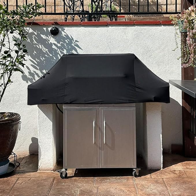 Short BBQ Grill Cover Lightweight Waterproof Outdoor Summer BBQ Gas Grill Covers 55 inches