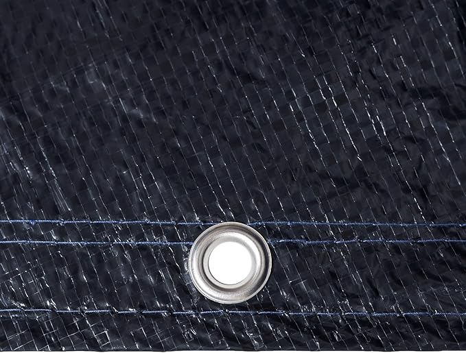 Heavy-Duty Winter Pool Cover | 24 ft Round, 12x12 Scrim Strength, 12-Year Warranty | UV and Cold Resistant, Weatherproof Durable Protection for Above-Ground Pools | Winch & Cable Included