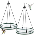 Universal Wild Bird Seed Catcher Hanging Hoop Platform Bird Seed Catcher Tray for Hummingbird Feeders Bee Feeder Outdoor Garden Accessories(2 Pieces,16 Inch)
