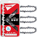 KAKEI Skiptooth 28 Inch Chainsaw Chain 3/8" Pitch .050" Gauge 91 Drive Links- 36760050091, 33RSF 91 Fits Stihl MS660, MS440, MS391 and More - 72EXJ091G (3 Chains) - Full Chisel