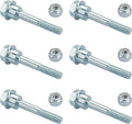 Snow Blower Shear Pins Replacement for Husqvarna 580790401 Shear Bolts & Nuts Kit Fit for Husqvarna Craftsman Poulan 2 Stage Snow Blowers - 6 Packs