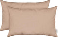 RSH Décor Sunbrella Jumbo Lumbar Pillow Covers – Set of 2 | 26" x 16" | Outdoor Use – Patio, Lounge, Adirondack, Deck | Water & Fade-Resistant | Play Cameo | Includes Down-Alternative Inserts