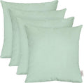 RSH DECOR: Sunbrella Square Throw Pillows Set of 4 | 17" x 17" | Water and Fade-Resistant Performance Fabric | Outdoor Pillow Covers with Down-Alternative Inserts | Canvas Spa