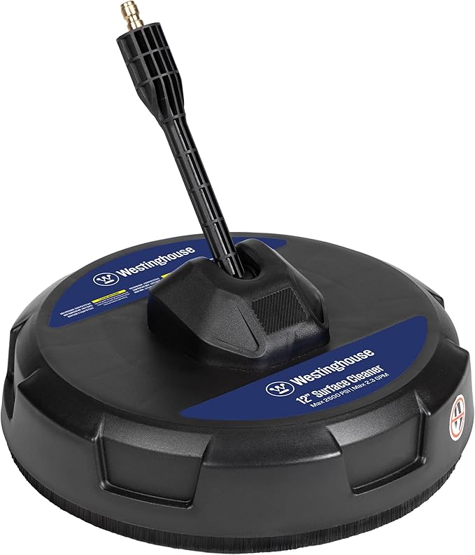 Westinghouse PWSC12 12" Pressure Washer Surface Cleaner Attachment - 2500 Max PSI, 1/4” Connector