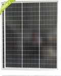 2pcs 100 Watt Monocrystalline Solar Panel High Efficiency 24V Solar Panel for RV, Camping, Off-Grid, Waterproof, Durable Outdoor Solar Charger for Emergency Power