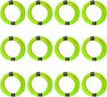 12 Pack String Trimmer Line Compatible with Ego String Trimmer 0.095" 168FT Weed Eater String Pre-Cut Dual Color Fast-Positioning Triangular Twisted Trimmer Line Universal Fit Weed Wacker String