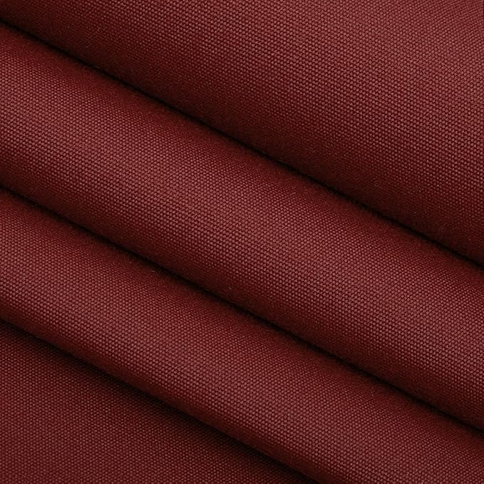 RSH Décor - Jumbo Lumbar Throw Pillows – Set of 2 | 26" x 16" | Indoor Outdoor Use – Patio, Lounge, Adirondack, Deck | Water & Fade-Resistant | Includes Down-Alternative Inserts | Canvas Burgundy