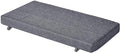 48x 12 Inch Piano Bench Cushions for Indoor Furniture with Ties Non Slip Kitchen Dining Room Bench seat Cushion for Shoe Storage Ottoman Window Settee Pad, Gray