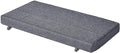 36 x 12 Inch Piano Bench Cushions for Indoor Furniture with Ties Non Slip Kitchen Dining Room Bench seat Cushion for Shoe Storage Ottoman Window Settee Pad, Gray